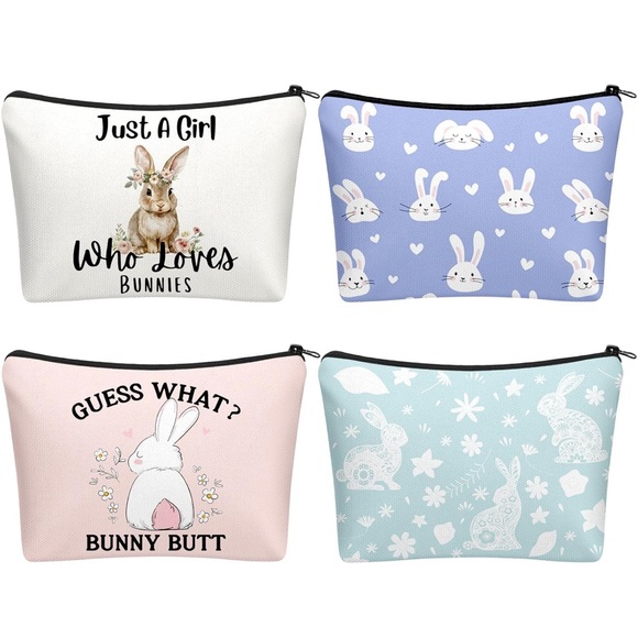 Handbags - 🐰 Bunny Canvas Pouch